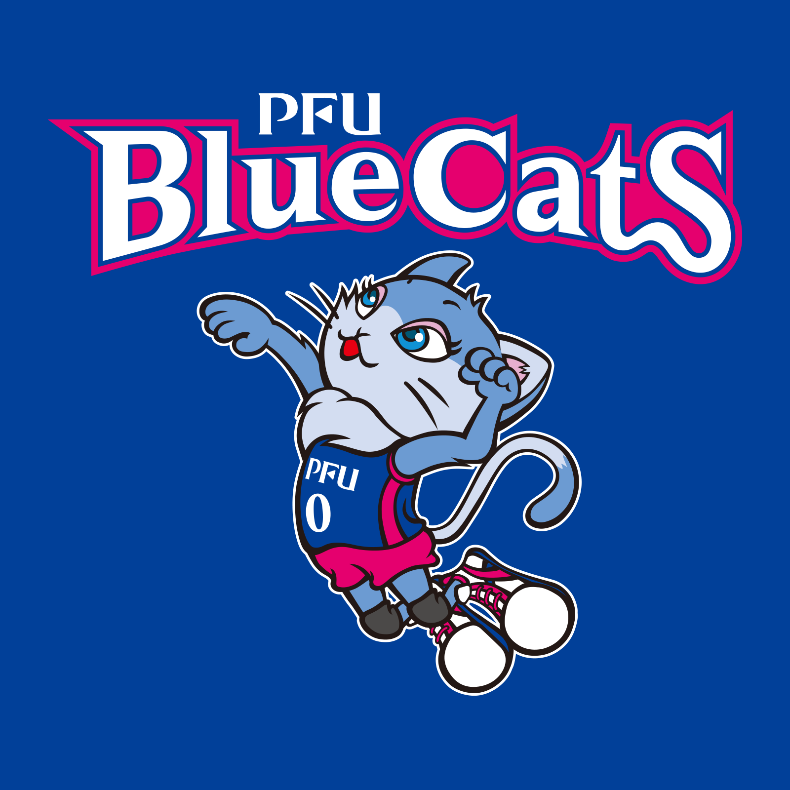PFUブルーキャッツ石川かほく ロゴ
